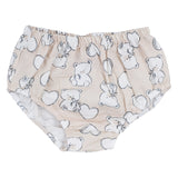 Mayoral Beige All Over Teddy Bear & Heart Print