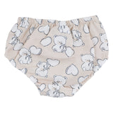 Mayoral Beige All Over Teddy Bear & Heart Print