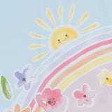 Mayoral Blue Cotton Sunshine & Flowers Dress