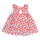 Mayoral Red Strawberry Print Cotton Dress