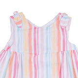Mayoral Multicolor Striped Cotton Dress