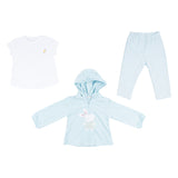 Mayoral Aqua Bunny Graphic Print Tracksuit