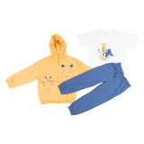 Mayoral Yellow & Blue Safari Animal Tracksuit Set