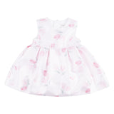 Mayoral Pink Tulip Print Satin Dress