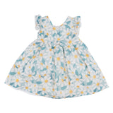 Mayoral Green Dress With Daisy Print