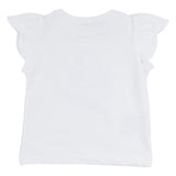 Mayoral White T-Shirt With Blue Handbag Print