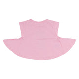 Mayoral Pink Wild Flower Graphic Print Crop Top