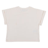 Mayoral Off White Printed T-Shirt With Scrunchie