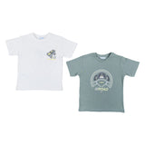 Mayoral White & Grey Racing Graphic T-Shirt Set