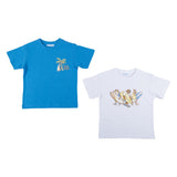 Mayoral Blue & White Beach Graphic T-Shirt Set