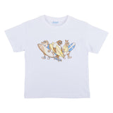 Mayoral Blue & White Beach Graphic T-Shirt Set