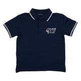 Mayoral Navy Blue Football Polo Shirt