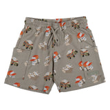 Mayoral Beige Pixel Art Print Shorts