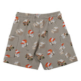 Mayoral Beige Pixel Art Print Shorts
