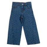 Mayoral Blue Heart Flowing Jeans