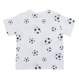 Mayoral White And Navy Printed Knit Set
