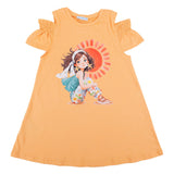 Mayoral Orange Summer Dress & Bag