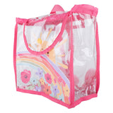 Mayoral Pink Beach Beach Bag With Flowers