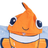 Mayoral Orange Clown Fish Poncho Towel