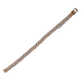 Mayoral Beige Plaited Buckle Belt