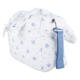 Mayoral White & Blue Floral Print Changing Bag