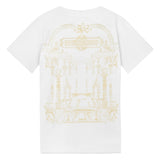 Versace White Classical Hall Logo Print T-Shirt