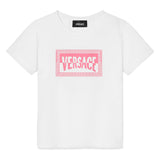Versace White Contrast Logo T-Shirt