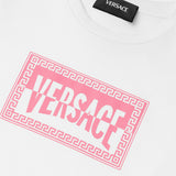 Versace White Contrast Logo T-Shirt