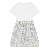Versace White Logo Graphic Print T-Shirt Dress