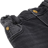 Versace Black Jeans With Accent Medusa Button