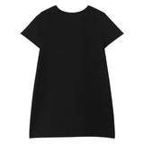 Versace Black Milano Jersey Dress With Gold Logo Motif