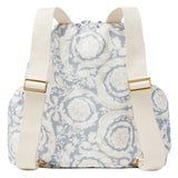 Versace White All-Over Barocco Print Backpack