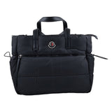 Moncler Black Logo Diaper Bag