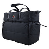 Moncler Black Logo Diaper Bag
