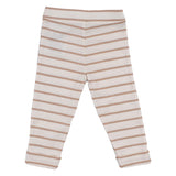 Moncler Ivory & Beige Stripe Leggings Set
