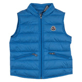 Moncler Blue Gui Down Filled Puffer Gilet