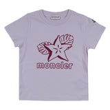 Moncler Lilac Logo Graphic T-Shirt