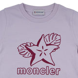Moncler Lilac Logo Graphic T-Shirt
