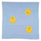 Stella McCartney Blue Knit Blankets With Tennis Ball Motifs