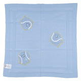 Stella McCartney Blue Knit Blankets With Tennis Ball Motifs
