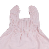 Stella McCartney Pink Colorful Floral Hem Ruched Dress