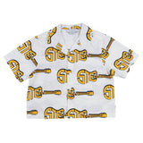 Stella McCartney White Logo Guitars Print Shirt
