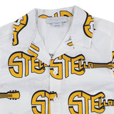 Stella McCartney White Logo Guitars Print Shirt