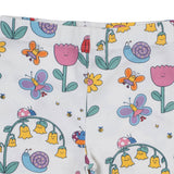 Stella McCartney White Colorful Floral Print Leggings