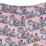 Stella McCartney Pink Floral Logo Print Shorts