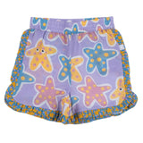 Stella McCartney Lilac Starfish Print Sweat Shorts
