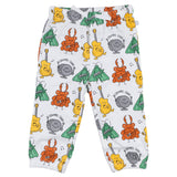 Stella McCartney White Bug Band Cotton Fleece Sweatpants
