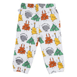 Stella McCartney White Bug Band Cotton Fleece Sweatpants