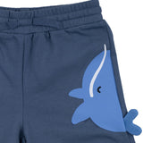 Stella McCartney Blue Shark Patch Shorts