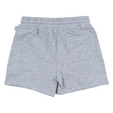 Stella McCartney Grey Marl Cotton Shorts With Rugby Ball Patch